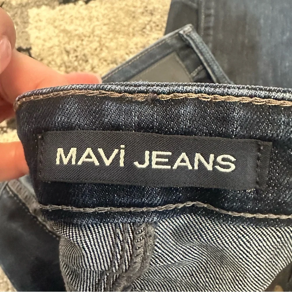 Mavi Men's 36/32 Modern Straight Leg Jeans in Dark Indigo "Deep Stanford" color - Picture 6 of 10